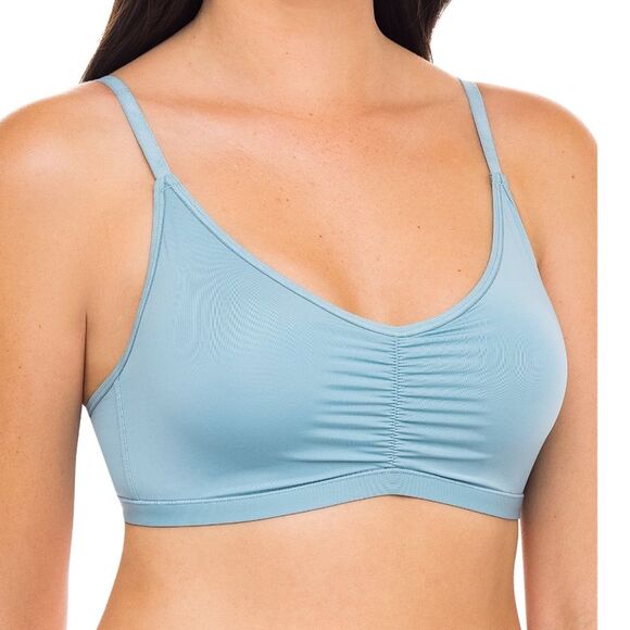 NEW Kindly Yours Sustainable Micro Scoop Bralette Blue XL - Picture 8 of 9